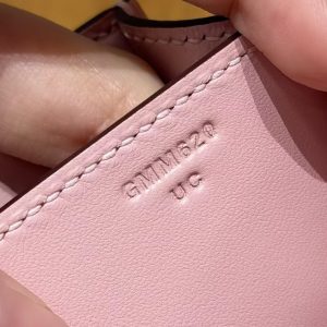 Hermes Constance 18 CM Bag Handmade In Swift Calfskin Leather Silver Hardware 3Q Rose Sakura - Image 14