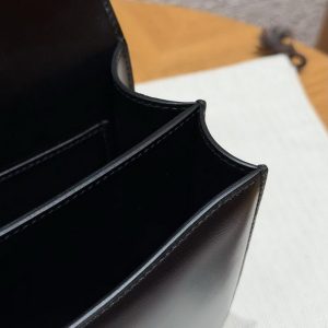 Hermes Constance 18 CM Bag Handmade In Box Calfskin Leather Gold Hardware 89 Noir - Image 13