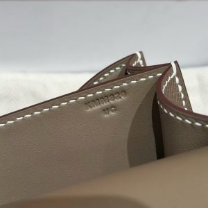 Hermes Constance 19 CM Bag Handmade In Epsom Calfskin Leather Gold Hardware 18 Etoupe - Image 13