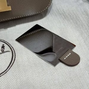 Hermes Constance 19 CM Bag Handmade In Epsom Calfskin Leather Gold Hardware 18 Etoupe - Image 6