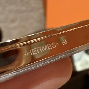 Hermes Constance 19 CM Bag Handmade In Epsom Calfskin Leather Rose Gold Hardware 18 Etoupe - Image 5