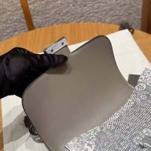 Hermes Constance 19 CM Bag Handmade In Lizard Leather from South Africa Silver Hardware 1B Ombre - Image 9