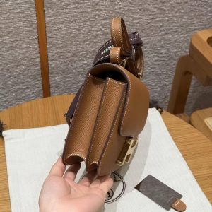 Hermes Constance 19 CM Bag Handmade In Epsom Calfskin Leather Gold Hardware 37 Gold - Image 19