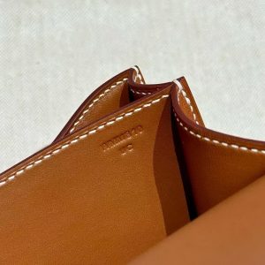 Hermes Constance 19 CM Bag Handmade In Swift Calfskin Leather Gold Hardware 37 Gold - Image 12