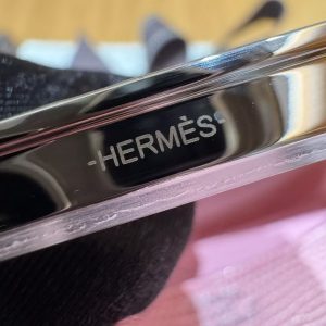 Hermes Constance 19 CM Bag Handmade In Lizard Leather from South Africa Silver Hardware 3Q Rose Sakura - Image 6