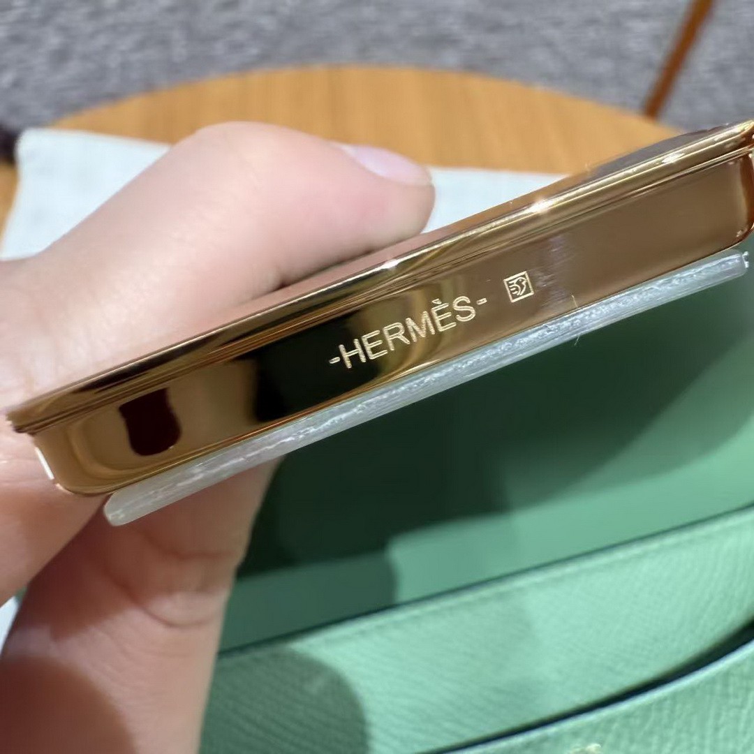 Hermes Constance 19 CM Bag Handmade In Epsom Calfskin Leather Gold Hardware 3i Vert Criquent - Image 14
