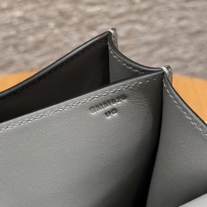 Hermes Constance 19 CM Bag Handmade In Epsom Calfskin Leather Silver Hardware 4Z Gris Mouette - Image 5