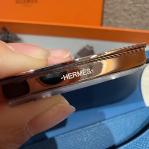 Hermes Constance 19 CM Bag Handmade In Epsom Calfskin Leather Silver Hardware 71 Blue France - Image 16