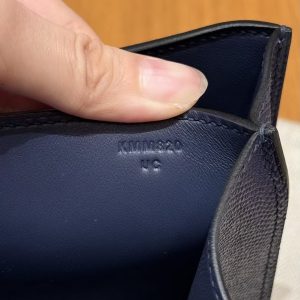 Hermes Constance 19 CM Bag Handmade In Epsom Calfskin Leather Gold Hardware 73 Blue Saphir - Image 17