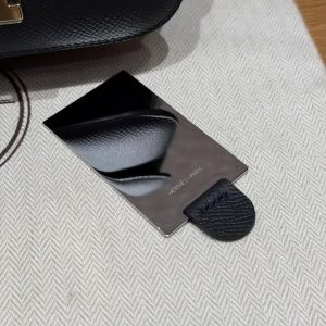 Hermes Constance 19 CM Bag Handmade In Epsom Calfskin Leather Gold Hardware 89 Noir - Image 4