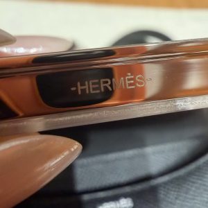 Hermes Constance 19 CM Bag Handmade In Epsom Calfskin Leather Silver Hardware 89 Noir - Image 13