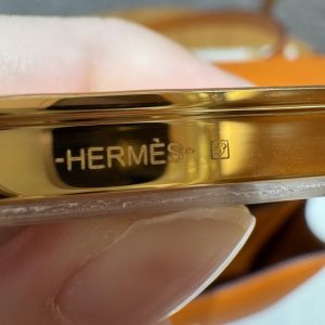 Hermes Constance 19 CM Bag 93 Orange Handmade In Epsom Calfskin Leather Gold Hardware - Image 13