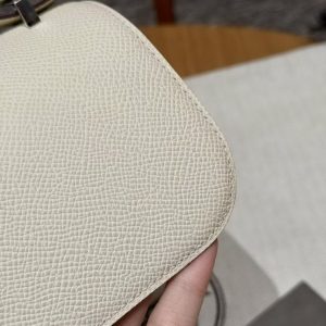 Hermes Constance 19 CM Bag I2 Nata Handmade In Epsom Calfskin Leather Enamel Fittings Hardware - Image 10