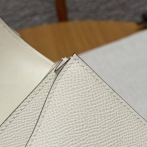 Hermes Constance 19 CM Bag I2 Nata Handmade In Epsom Calfskin Leather Enamel Fittings Hardware - Image 8