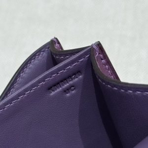Hermes Constance 19 CM Bag Handmade In KK Ostrich Leather from South Africa Silver Hardware P9 Anemone - Image 20