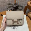 Hermes Constance 19 CM Bag Handmade In Epsom Calfskin Leather Rose Gold Hardware S2 Trench