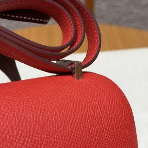 Hermes Constance 19 CM Bag Handmade In Epsom Calfskin Leather Enamel Fittings Hardware S3 Rouge Coeur - Image 6