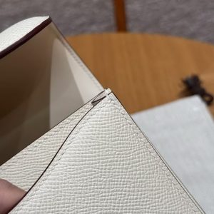 Hermes Constance 19 CM Bag Handmade In Epsom Calfskin Leather Gold Hardware i2 Nata - Image 6