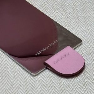 Hermes Constance 19 CM BagHandmade In Swift Calfskin Leather Silver Hardware X9 Mauve - Image 3