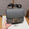 Hermes Constance 24 CM Bag Handmade In Epsom Calfskin Leather Rose Gold Hardware 0L Girs Meyer