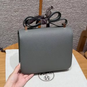 Hermes Constance 24 CM Bag Handmade In Epsom Calfskin Leather Rose Gold Hardware 0L Girs Meyer - Image 2