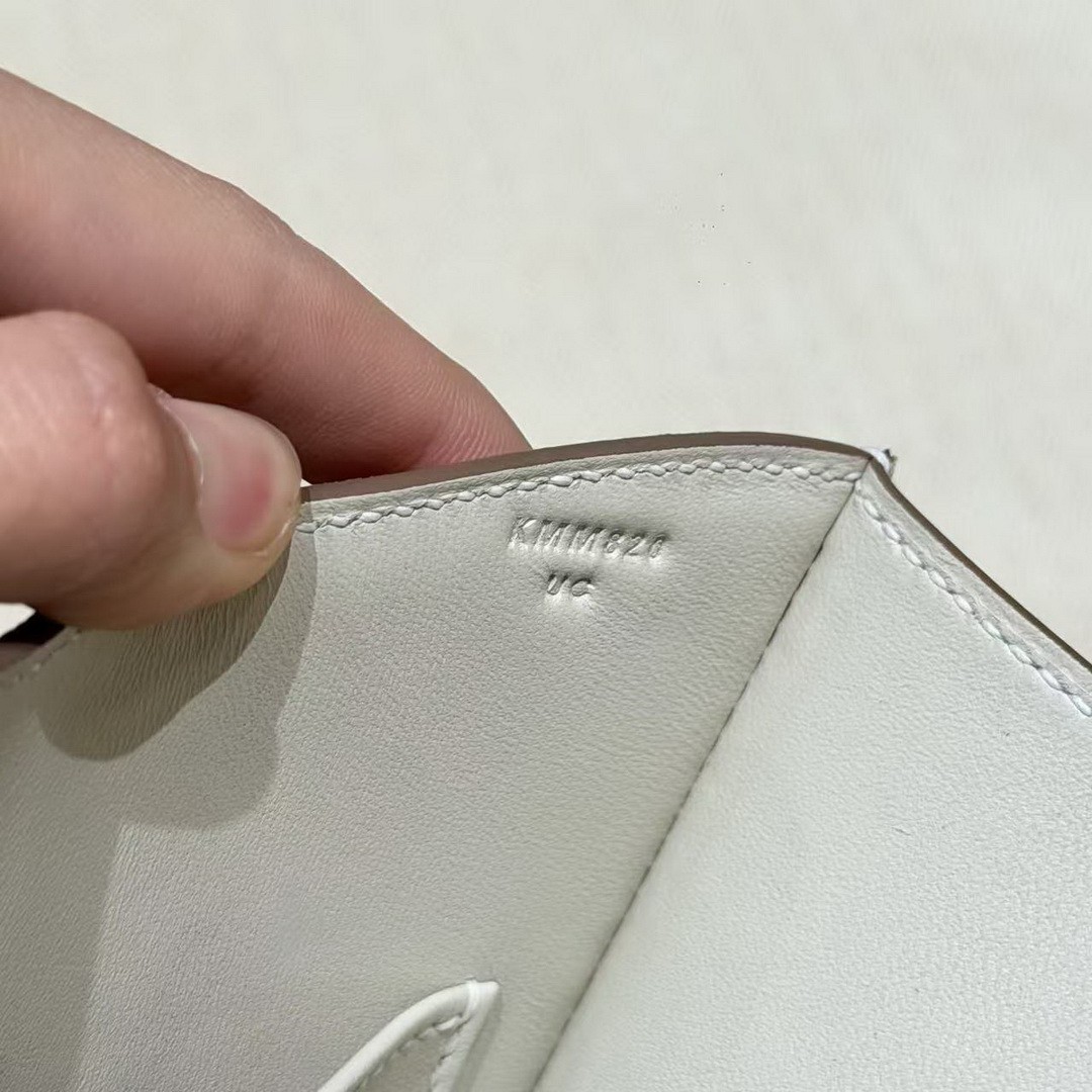 Hermes Constance 24 CM Bag Handmade In Epsom Calfskin Leather Gold Hardware 10 Craie - Image 15