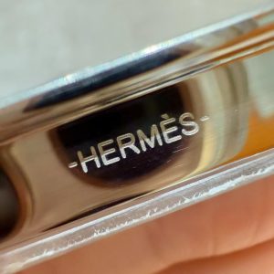 Hermes Constance 24 CM Bag Handmade In Box Calfskin Leather Silver Hardware 36 Brique - Image 12