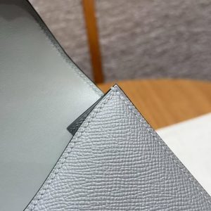 Hermes Constance 24 CM Bag Handmade In Epsom Calfskin Leather Silver Hardware 4Z Gris Mouette - Image 9