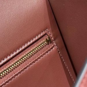 Hermes Constance 24 CM Bag Handmade In Epsom Calfskin Leather Gold Hardware 57 Bordeaux - Image 4