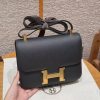 Hermes Constance 24 CM Bag Handmade In Epsom Calfskin Leather Gold Hardware 89 Nior