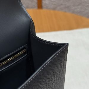 Hermes Constance 24 CM Bag Handmade In Epsom Calfskin Leather Gold Hardware 89 Nior - Image 7