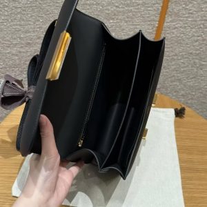 Hermes Constance 24 CM Bag Handmade In Epsom Calfskin Leather Gold Hardware 89 Noir - Image 14