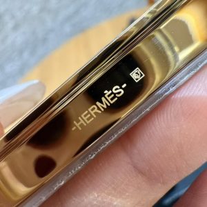 Hermes Constance 24 CM Bag Handmade In Epsom Calfskin Leather Gold Hardware 89 Noir - Image 11