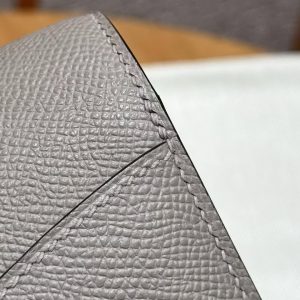 Hermes Constance 24 CM Bag Handmade In Epsom Calfskin Leather Gold Hardware M8 Girs Asphalte - Image 8