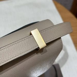 Hermes Constance 24 CM Bag Handmade In Epsom Calfskin Leather Gold Hardware S2 Trench - Image 22