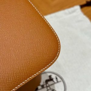 Hermes Constance 24 CM Bag Handmade In Epsom Calfskin Leather Gold Hardware CK37 Gold - Image 19