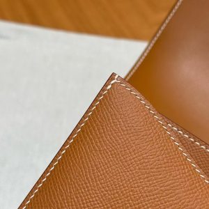 Hermes Constance 24 CM Bag Handmade In Epsom Calfskin Leather Gold Hardware CK37 Gold - Image 18