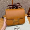 Hermes Constance 24 CM Bag Handmade In Epsom Calfskin Leather Gold Hardware CK37 Gold