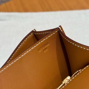 Hermes Constance 24 CM Bag Handmade In Epsom Calfskin Leather Gold Hardware CK37 Gold - Image 6