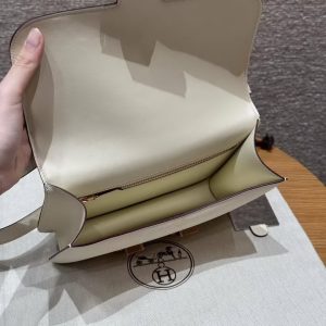 Hermes Constance 24 CM Bag Handmade In Epsom Calfskin Leather Rose Gold Hardware I2 Nana - Image 17