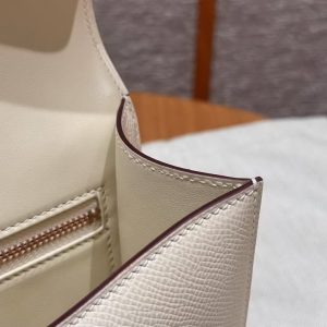 Hermes Constance 24 CM Bag Handmade In Epsom Calfskin Leather Rose Gold Hardware I2 Nana - Image 8