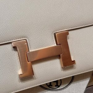 Hermes Constance 24 CM Bag Handmade In Epsom Calfskin Leather Rose Gold Hardware I2 Nana - Image 4