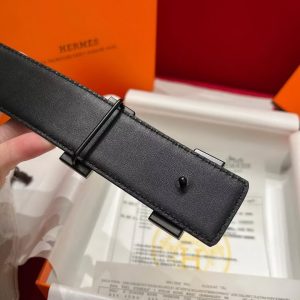Constance Belt Buckle & Mississippiensis Alligator Leather Strap 38 mm So Black Metal Finish Buckle Noir - Image 7