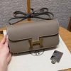 Hermes Constance Elan 24 Bag Handmade In Epsom Calfskin Leather Gold Hardware 18 Etoupe
