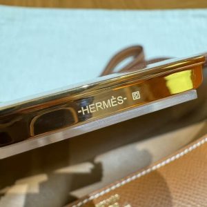 Hermes Constance Elan 24 Bag Handmade In Epsom Calfskin Leather Gold Hardware 37 Gold - Image 12