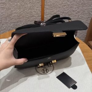 Hermes Constance Elan 24 Bag Handmade In Epsom Calfskin Leather Gold Hardware 89 Nior - Image 11
