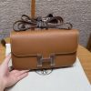 Hermes Constance Elan 24 Bag Handmade In Epsom Calfskin Leather Silver Hardware 37 Gold
