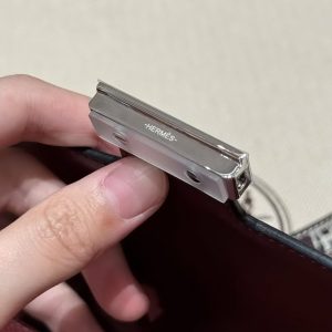 Hermes Constance Elan 24 Bag Handmade In Epsom Calfskin Leather Silver Hardware 55 Rouge H - Image 12