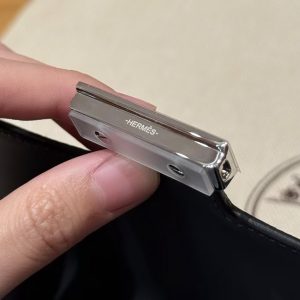 Hermes Constance Elan 24 Bag Handmade In Epsom Calfskin Leather Silver Hardware H0 Gigs Misty - Image 13