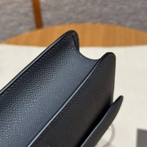 Hermes Constance Elan 24 Bag Handmade In Epsom Calfskin Leather Silver Hardware H0 Gigs Misty - Image 7